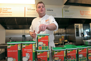 Mark McCarthy, head chef at the Unilever Food Solutions Culinary Development Centre, Dublin