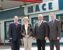 John Tully, retail operations advisor BWG, Máire and David O’Reilly, store owners, and Declan Weldon, retail operations advisor BWG