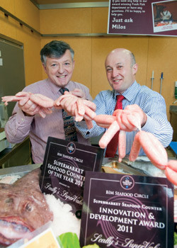 Good catch: Eugene Scally, Scally’s SuperValu, Clonakilty, and Donal Buckley, Quinlan’s Kerry Fish in Tralee were both endorsed by BIM