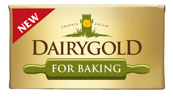 Dairygold baking block is ready to use from the fridge