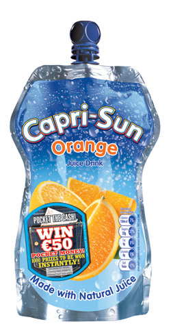Capri-Sun  'Pocket the Cash' promotion is back