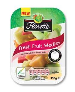 Florette already has a host of other fruit types and pack options in development for launch later in the year and through 2010
