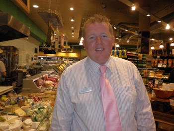 Booming business: Trevor Kearns, manager of The Market in Belermine, Co Dublin, said business was booming during the cold spell