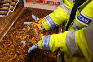 On 10 November Customs seized almost eight tonnes of tobacco leaf and the paraphernalia needed to manufacture up to 12 million cigarettes