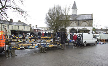 Market Day in Kildare: Regional town markets are said to be the location for the sale of millions of smuggled cigarettes
