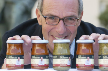 Loyd Grossman at the launch of his sauces range