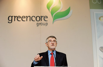 Chairman of Greencore, Ned O’Sullivan, addresses the company’s AGM in Dublin