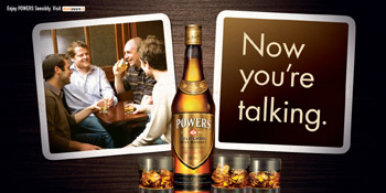 Powers new campaign ‘Now you’re talking’ was filmed on site at Kehoe’s on Dublin’s South Anne Street
