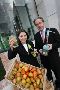 Anne Hogan, Bulmers brand manager and Aidan Cotter, CEO, Bord Bia at the Bord Bia Food and Drink Industry Awards
