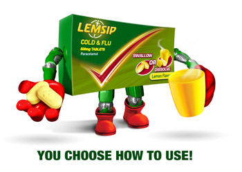 Lemsip is launching Lemsip Cold & Flu 500mg tablets, which can be swallowed as a tablet or dissolved in water to make a hot drink