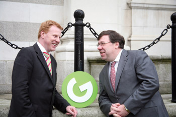Gala CEO, Gary Desmond and An Taoiseach Brian Cowen