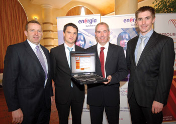 Derek Hannick, costs manager Musgrave; Michael Twohig, head of store development Musgrave; and Aidan Brennan, key account manager Energia