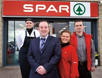 Manager Mark Cantillon and the team of Spar, Eastgate Business Park, Little Island, Cork