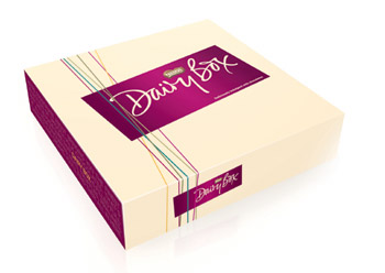 Dairy Box is a contemporary range of milk chocolates which makes the perfect gift for consumers of any age