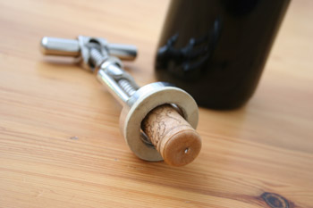The traditional wine cork is thought to have been a lot more secure than new screw caps