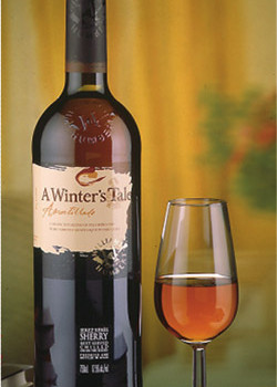 Sherry is an absolute must for Christmas, for aperitifs, drinks parties and gifting occasions. A Winter’s Tale, comprising a blend of palomino and pedro ximenez varieties, is aged for a minimum of six years to produce a medium-sweet Amontillado with an intense nutty nose, full body and long finish. A versatile, approachable style that’s good with food or by itself.
