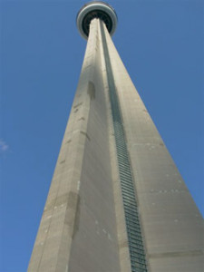 At the top of the CN Tower, Toronto, is the highest wine cellar in the world