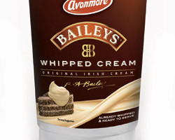 Avonmore Freshly Whipped Bailey’s Cream has all the convenience of Avonmore Whipped Cream and the unmistakable taste of Baileys