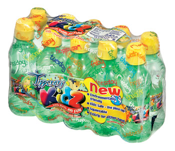 Leading children’s  water, Tipp Kidz is available in a 10 pack or singles
