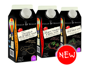 Cully & Sully is launching new ‘Tall’ packs which will be ideal for after school snacks and warming winter occasions