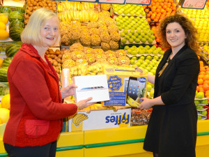 Briege Murnaghan from Cooley, Co. Louth Emma Hunt-Duffy, sales and marketing manager of Fyffes