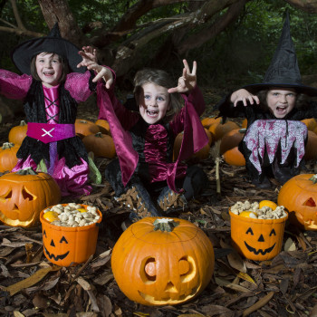 Sarah O’Donovan, Hollie Bruton and Rebecca Scanlan Pictured in the spooky surroundings of Maryborough Hotel