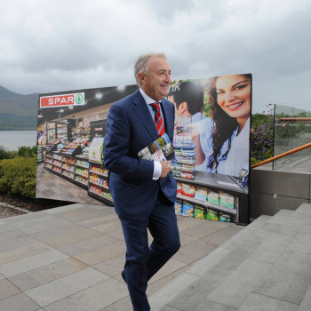 BWG Group CEO, Leo Crawford at the Spar Retailer Convention in Killarney at the weekend