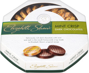 The Mint Crisp range is available in three flavours, Dark Mint, Milk Mint and Amaretto Crisp