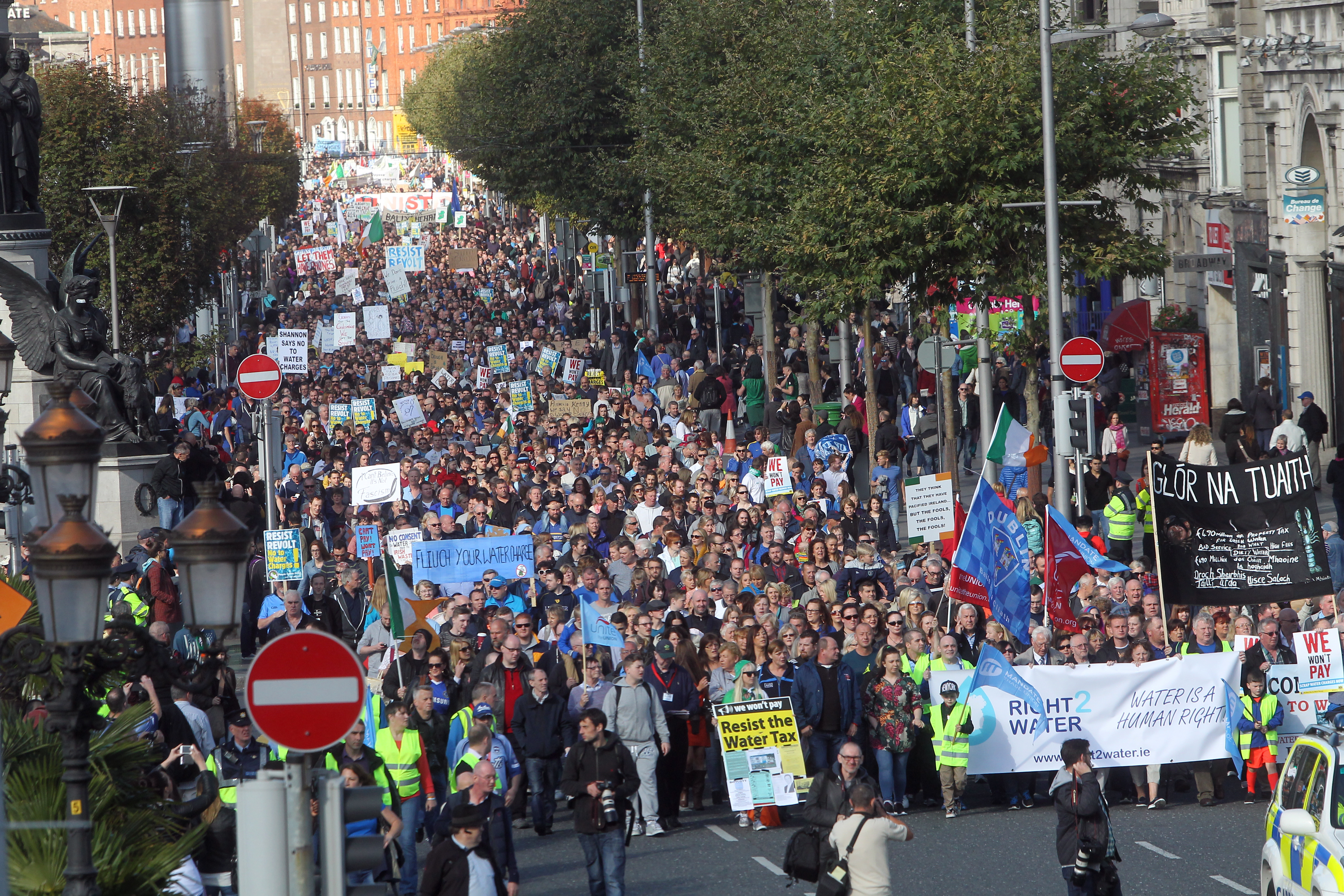 National water protest against water charges