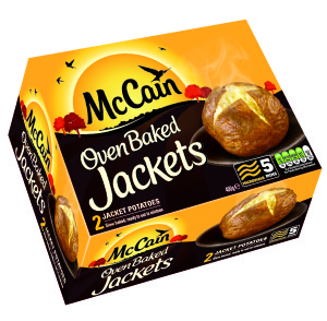 McCain Oven Baked Jacket Potatoes are ideal for lunchtime and snacking occassions