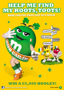 9.8 million people were reached through the M&M’s Ms Green Official Tour of Ireland campaign