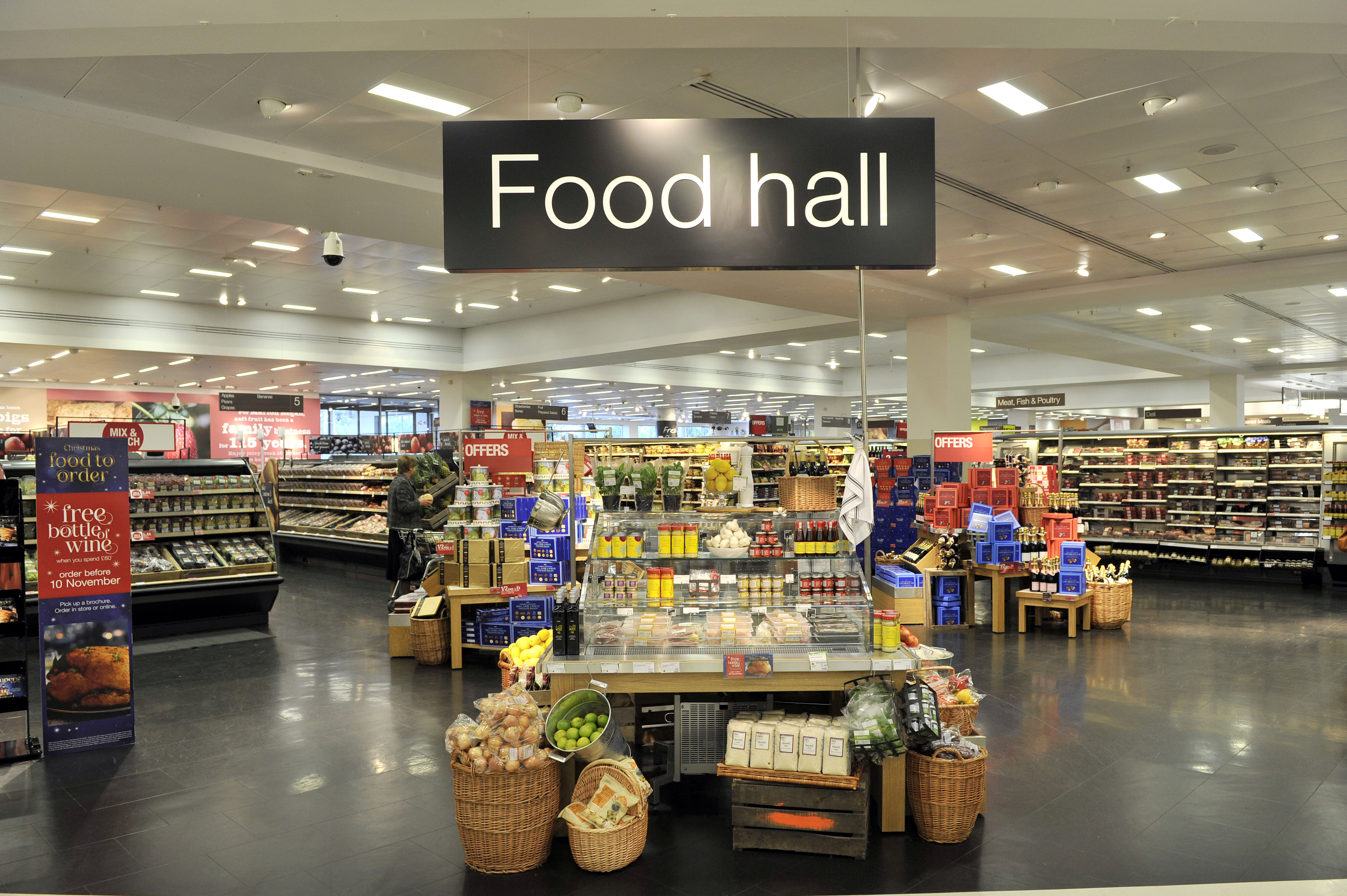 M&S food sales were up +17% over the key Christmas week