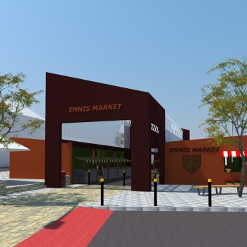 The proposed design of the new market at Ennis