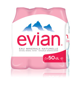 The secret to Evian’s purity is its journey through the French Alps which takes over 15 years
