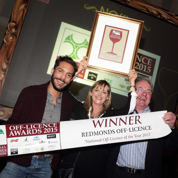 Redmonds Off-Licence, Ranelagh was awarded ‘National Off-Licence of the Year 2015’