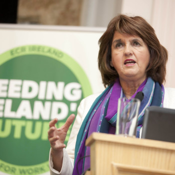 Tanaiste Joan Burton launching Feeding Ireland's Future 2015