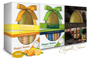 Elizabeth Shaw Easter Eggs are available through Flanagan’s Foods