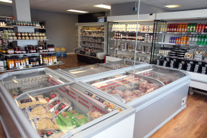 The store’s spacious layout is easy for customers to navigate