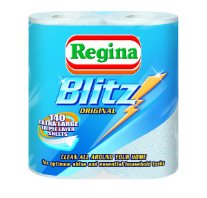 Regina Blitz and XXL household towels have delivered year-on-year growth of over 47%