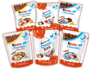 Ferrero has introduced a new Kinder range of bite-sized chocolate confectionery suitable for sharing or on-the-go treating
