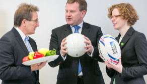 Niall Moyna, chairman, Nutrition and Health Foundation; Danny McCoy, CEO, Ibec and Kate O’Flaherty, director, Health and Wellbeing Programme, Department of Health who will speak at the seminar