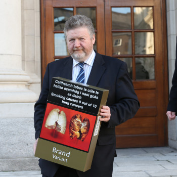 Minister for Children James Reilly has said that the legislation will protect children from the harmful effects of tobacco