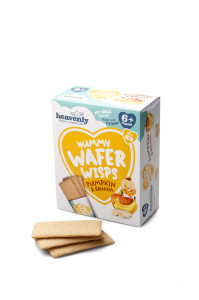 Unique combinations of fruit and vegetables are blended together with ancient grains to make Heavenly Wafer Wisps
