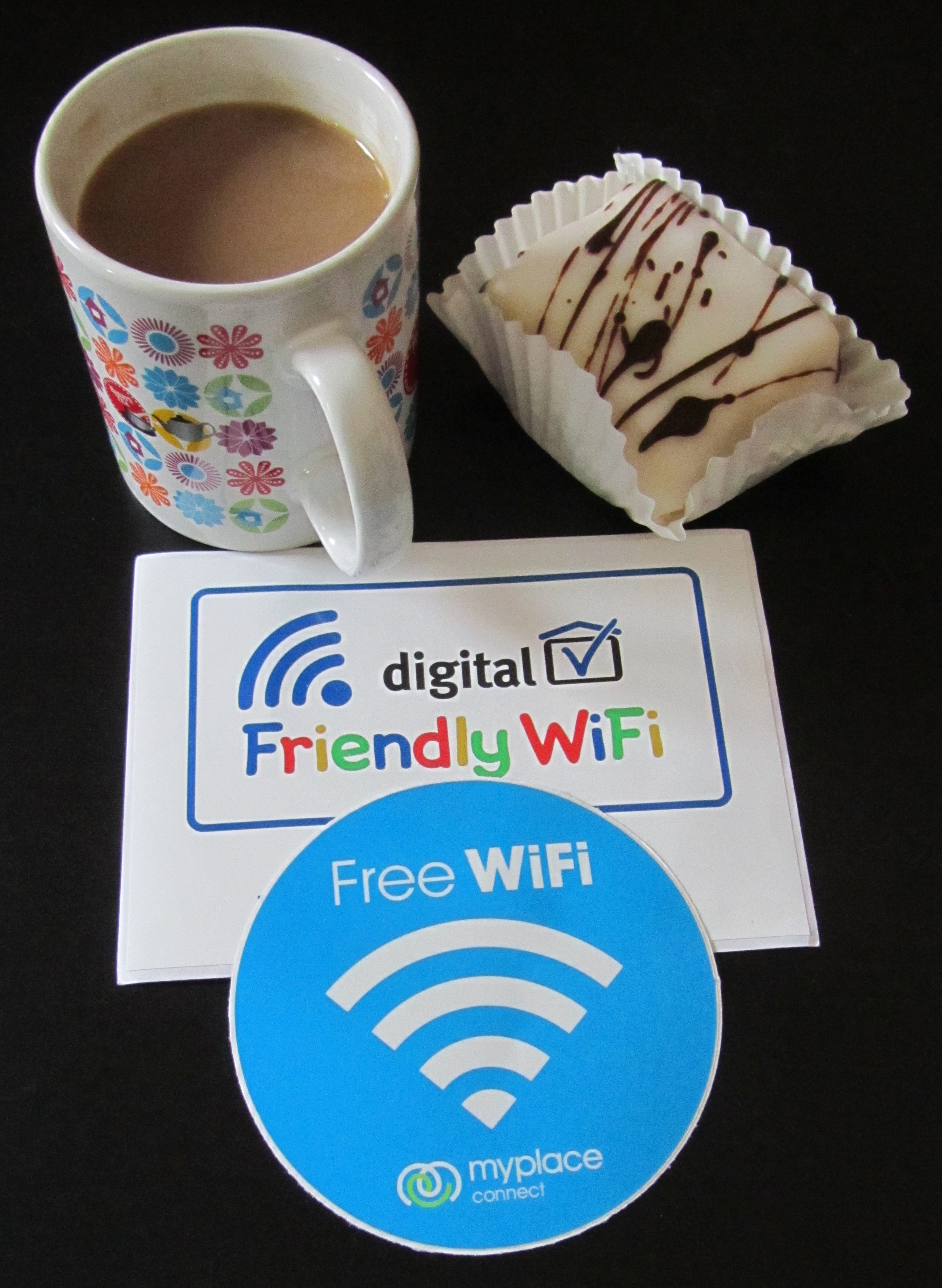 The “Friendly WiFi” symbol which is awarded by Friendly WiFi Ireland, the accreditation body that promotes safe public WiFi for young people