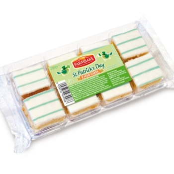 Farmbake has launched a pack of St. Patrick’s Day Iced Cakes in time for this year’s festivities