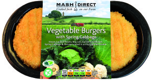 The Mash Direct Vegetable Burger can be cooked in the oven, on the pan or on the BBQ in only 10 minutes