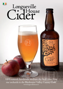 Longueville House Artisan Cider is gluten free, with no colourings, additives, preservatives or sulphides used 