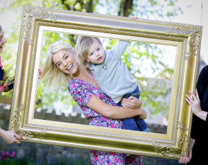 Pictured at the launch of Bepanthen First Moments is 'Mumbassador' Pippa O'Connor and son, Ollie (2)