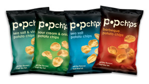 Popchips contain less than 100 calories in each single-serve bag 