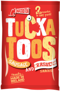 Tuckatoos is launching with two taste combos; Tuckatoos Sausage & Rasher and Tuckatoos Southern Fried Chicken and Fries